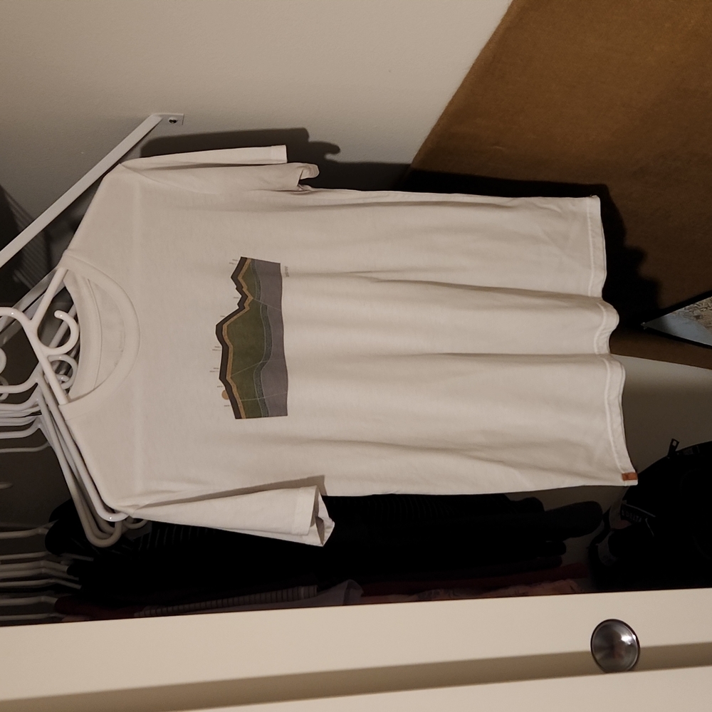 Tentree medium white short sleeve tee shirt.